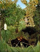 Henri Rousseau The Merry Jesters oil painting on canvas